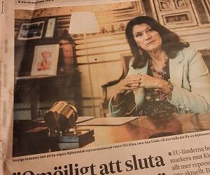 Äntligen kliver Sverige av upptrappningen mot Kina