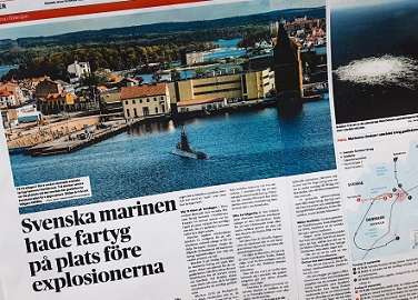 Klargör vad svenska marinen gjorde vid Nord Stream två dagar före sabotaget!
