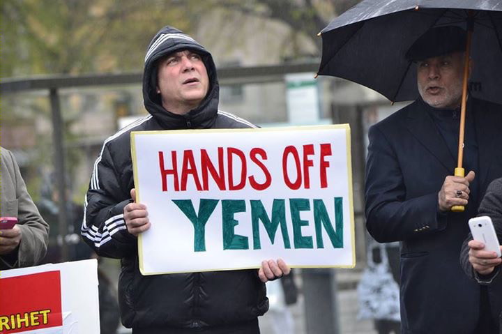 Sverige får inte stöda Israels folkmord i Gaza! Nej till Billströms krig mot Jemen!