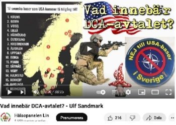 Massiv kritik mot USA-baser i Sverige