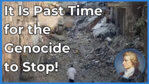 Doktor hussam Abu Sefiaya i vit läkarrock söker rädda sitt sjukhus Kamal Adwan