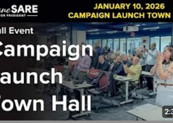 Diane Sare for president USA valkampanjstartmöte